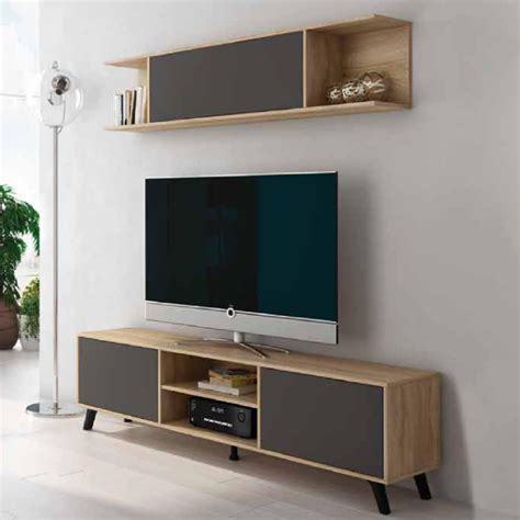 Buy Mueble Tv Puertas Cajones Lado Derecho Apertura Puertas Tipo