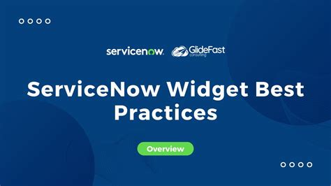 Servicenow Widget Best Practices Share The Wealth Youtube