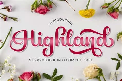 Highland Font By Doehantz Studio Creative Fabrica