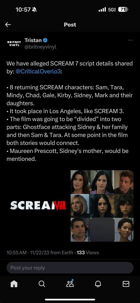 Is Scream 7 Cancelled R Scream