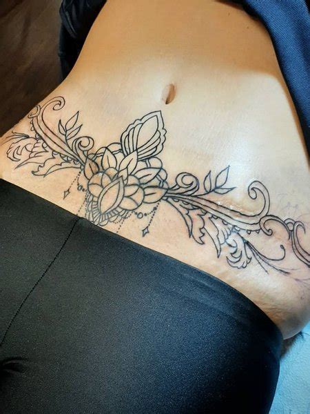 15 Best Tummy Tuck Scar Tattoos For Women Tattoo Pro