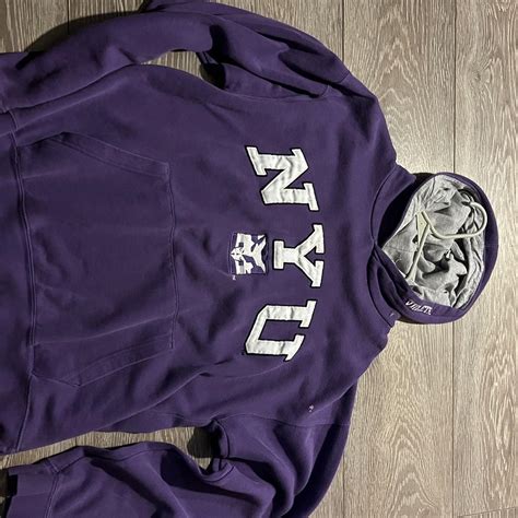 NYU purple sweatshirt Medium - Depop