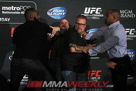 Jon Jones and Daniel Cormier Give Their Accounts of the Brawl During ...