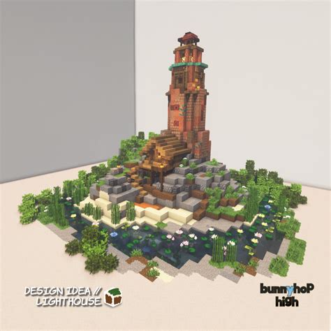 A Design Idea for a Lighthouse :) : Minecraftbuilds