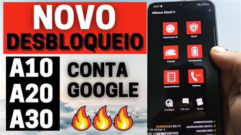 Novo Desbloqueio Conta Google A A A A A A Android