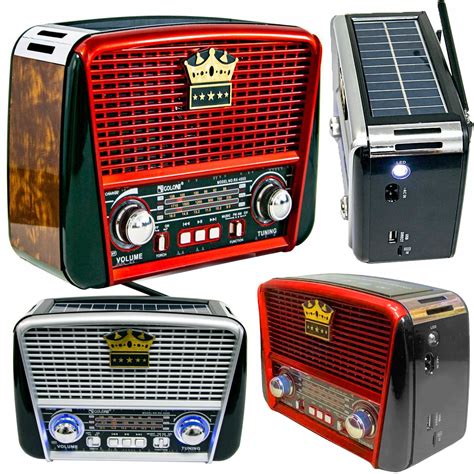 Radio Retro Solarne Akumulator Usb Bluetooth Sklep Opinie Cena W