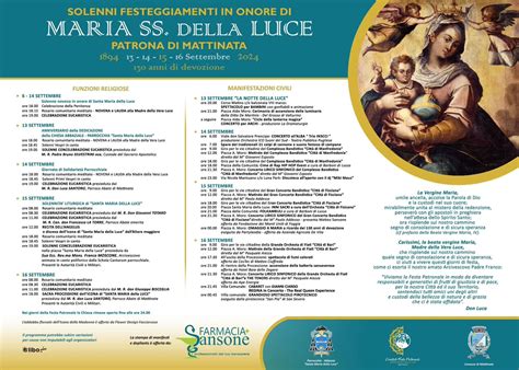 Al Via La Festa Patronale Di Mattinata Il Programma Ilsipontino Net