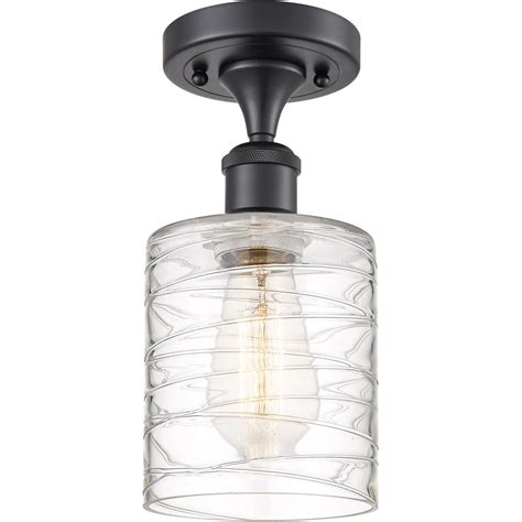 Innovations Lighting C Bk G Ballston Cobbleskill Semi Flush