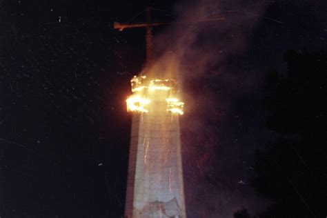 Strat tower catches fire in 1993 — PHOTOS | Las Vegas Review-Journal