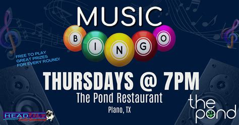 Music Bingo - Thursdays — The Pond