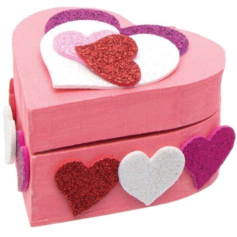 Heart Glitter Foam Stickers Value Pack Baker Ross