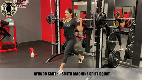 Afundo Smith Smith Machine Split Squat Youtube