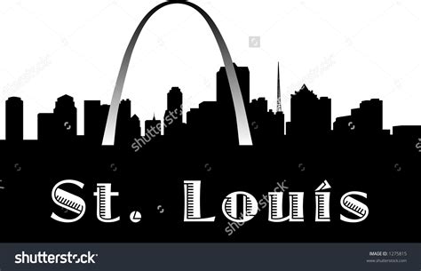 St Louis Skyline Vector At Getdrawings Free Download