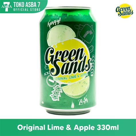 Green Sands Original Lime Apple 330ml Asba Jaya Berkah