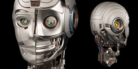 Sci Fi Robot Head 3d Model By Mykola1985