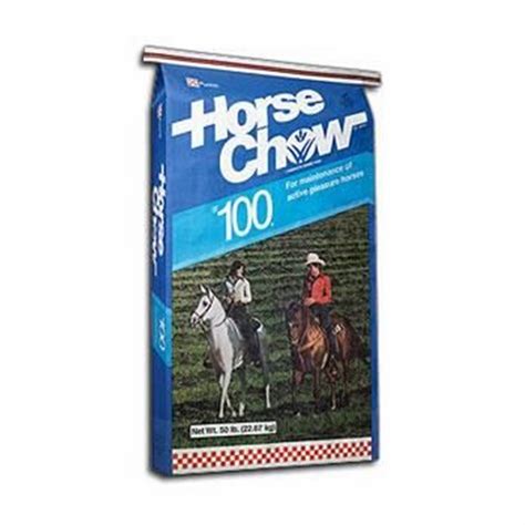 Horse Chow #100 (Purina Mills) – [Discontinued] - Equine Nutrition ...