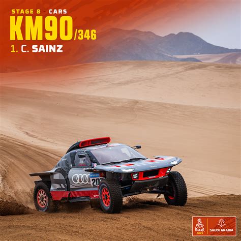 DAKAR RALLY On Twitter Stage 8 Cars Provisional Top 3 After