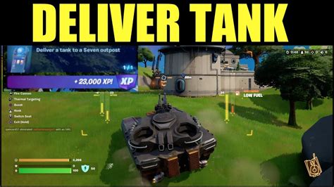 Deliver A Tank To A Seven Outpost Fortnite Seven Outpost Location Season 3 Chapter 2 Youtube