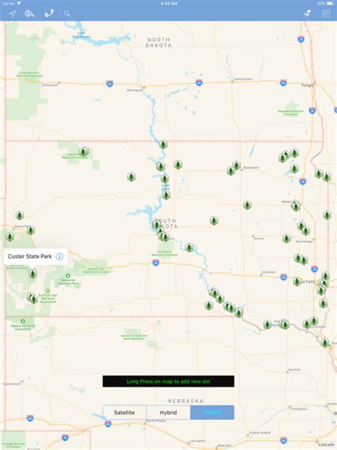 South Dakota State Parks Map - Printable Map