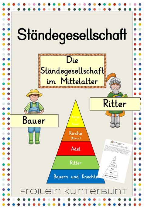 St Ndegesellschaft Im Mittelalter Unterrichtsmaterial Im Fach