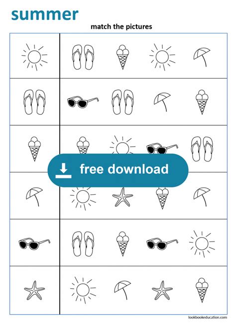 Worksheet Summer Tracing