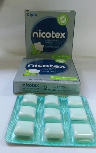 Mg Mint Nicotex Nicotine Chewing Gum At Rs Pack In Nagpur Id