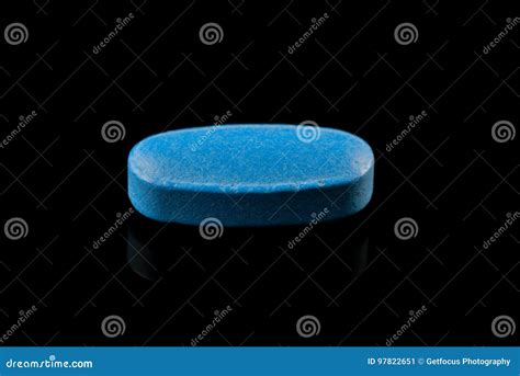 Viagra Generic Blue Pills Stock Image Image Of Tadalafil 97822651