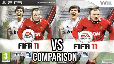 Fifa 11 Ps3 Vs Nintendo Wii Youtube