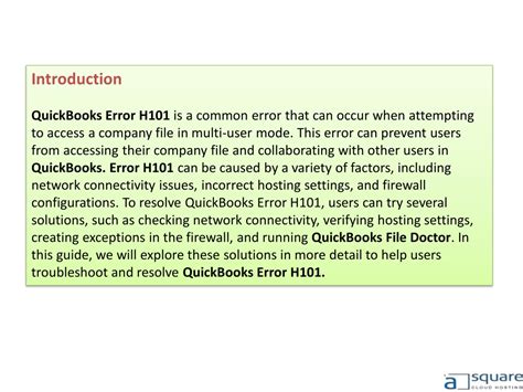 Ppt Solving Quickbooks Error H A Step By Step Approach Powerpoint