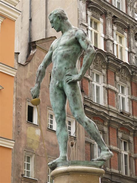 The Naked Swordsman Wroclaw The Work Of Hugo Lederer The Flickr