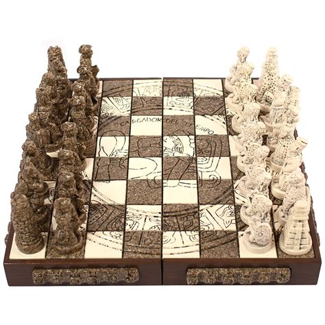 Шахматы из камня Cargador del Tiempo Chess Мексика ручная работа по ...