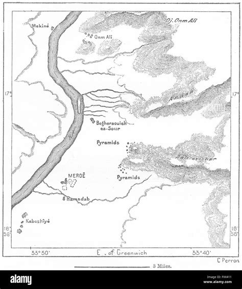 Sudan Pyramids Map