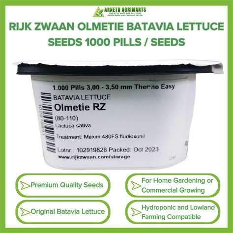 Batavia Lettuce Olmetie Rz Thermo Pill Pills Pelletted By Rijk