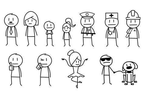 Draw A Professional Stickman Stick Figure In My Style By Darshan Draw