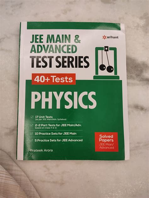 Buy Test Series Physics For Jee Mains Advanced Book Online At Low