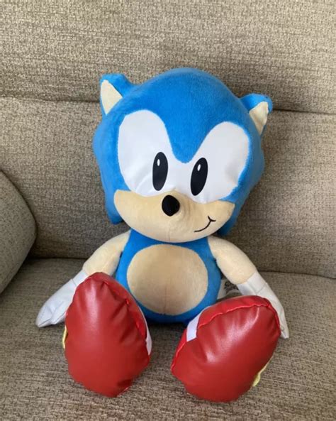 Sonic The Hedgehog Soft Toy Large Sonic Plush 12inch £500 Picclick Uk