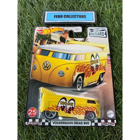 Hot Wheels Volkswagen Drag Bus Mooneyes Boulevard Shopee Malaysia