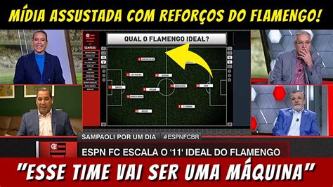 FLAMENGO DEIXA MÍDIA ELOUQUECIDA REFORÇOS COMENTARISTAS ESCALAM O