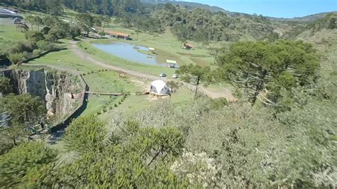 Salto De Pêndulo Da Natural Extremo Urubici Brasil