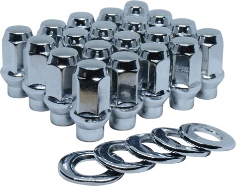 Amazon 20 ET Conical Bulge Long Lug Nuts 9 16 With Center Washers