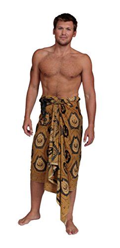 1 World Sarongs Mens Womens Traditional Indonesian Swimsuit Cover Up