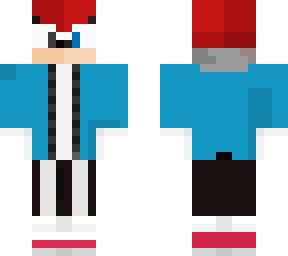 Mighty with Sans hoodie | Minecraft Skin