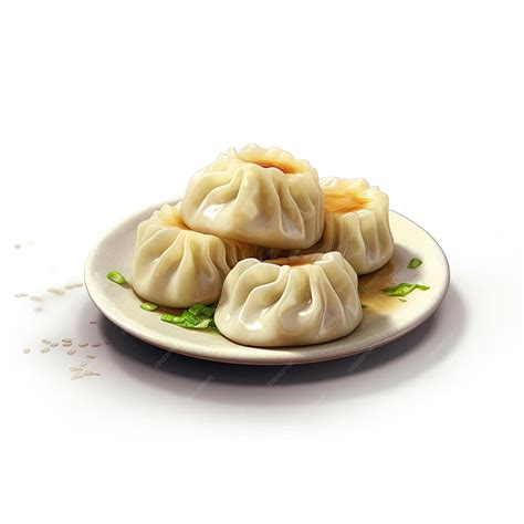 Premium AI Image | momos isolated in white background