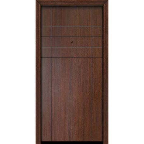 Eswda X Exterior Mahogany Impact In Fleetwood Contemporary Door