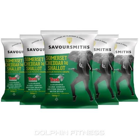 Savoursmiths Somerset Cheddar and Shallot Potato Crisps 12 x 150g