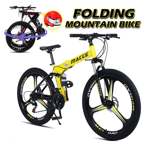 Macce Folding Mountain Bike Speed Variable Speed Inch Foldable