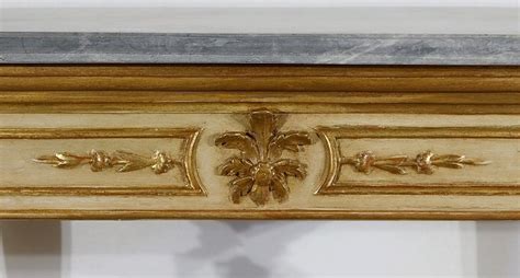 Louis Xvi Konsolentisch Aus Marmor Und Goldenem Holz Jh Bei Pamono