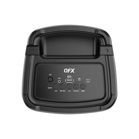 Qfx Rechargeable Bluetooth Portable Speaker With Liquid Motion Party