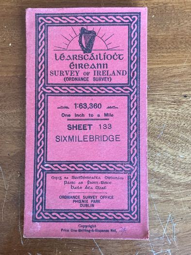 Antique Map Of Sixmilebridge Co Clare 1907 For Sale in Dublin 12 ...