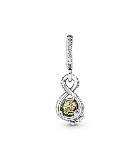 Charm Colgante Pandora Infinito Rosa De Bella De Disney C